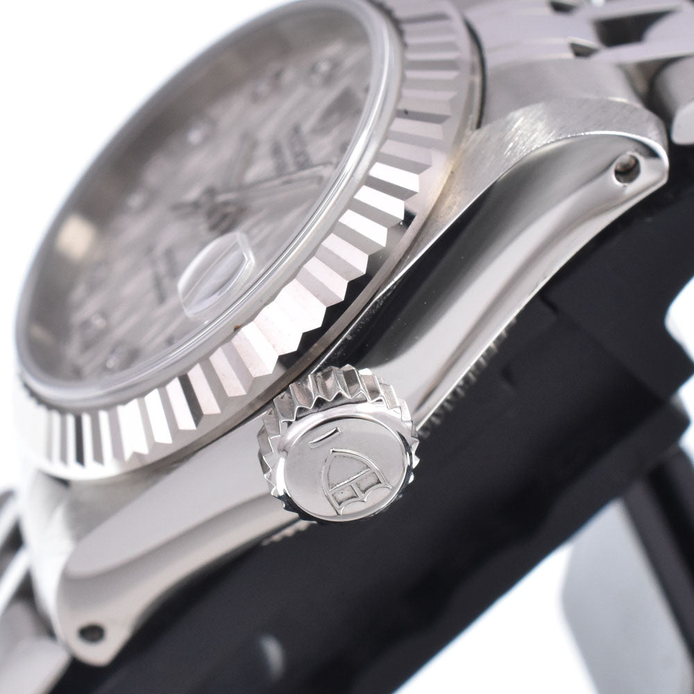 TUDOR Princess date 92514 WG bezel 10P diamonds Silver Dial Automatic Ladies
 Watch N#148703