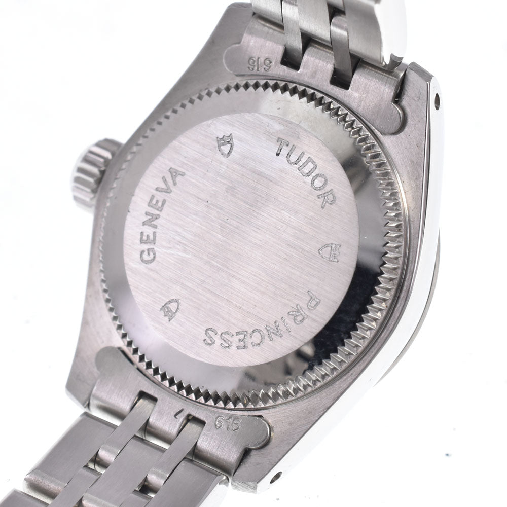 TUDOR Princess date 92514 WG bezel 10P diamonds Silver Dial Automatic Ladies
 Watch N#148703