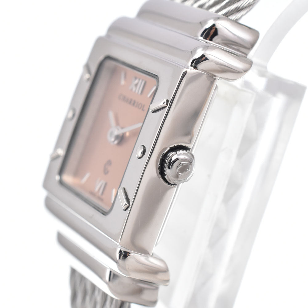PHILIPPE CHARRIOL Saint Tropez 6007909 SV925 pink Dial Quartz Ladies
 Watch Q#148704