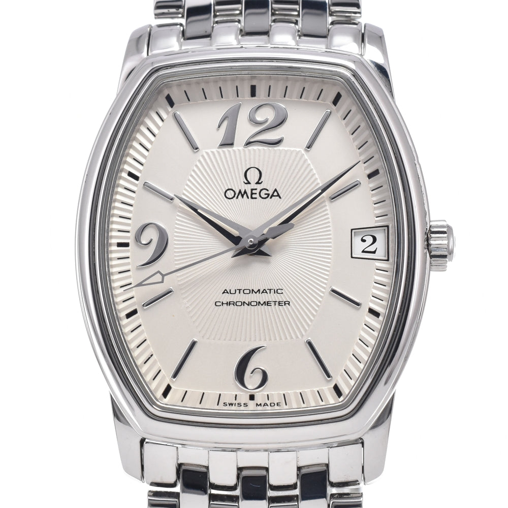 with paper OMEGA De Ville Prestige Tonneau 4503.31.0﻿0 Silver Dial Automatic Men's
 Watch N#148705
