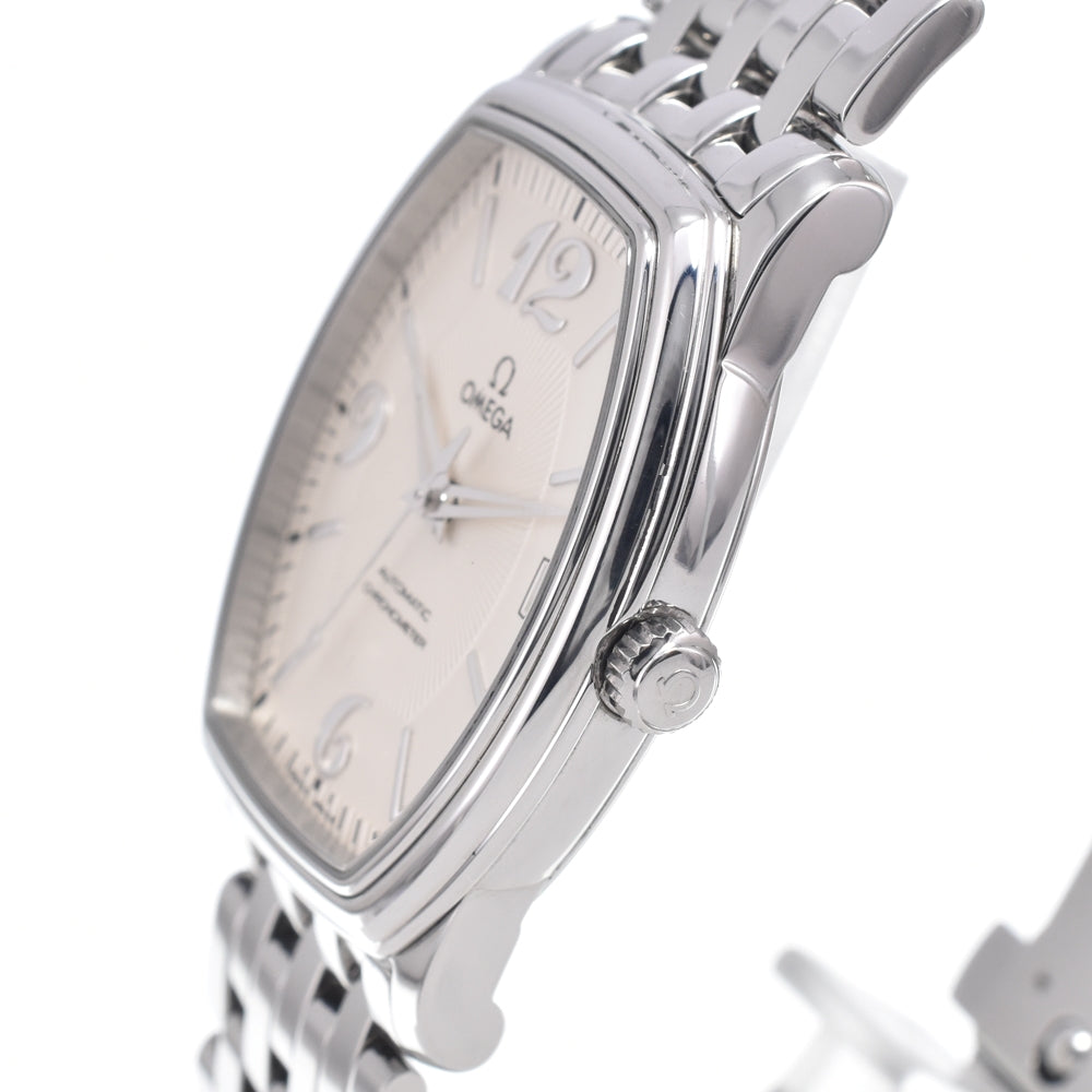 with paper OMEGA De Ville Prestige Tonneau 4503.31.0﻿0 Silver Dial Automatic Men's
 Watch N#148705