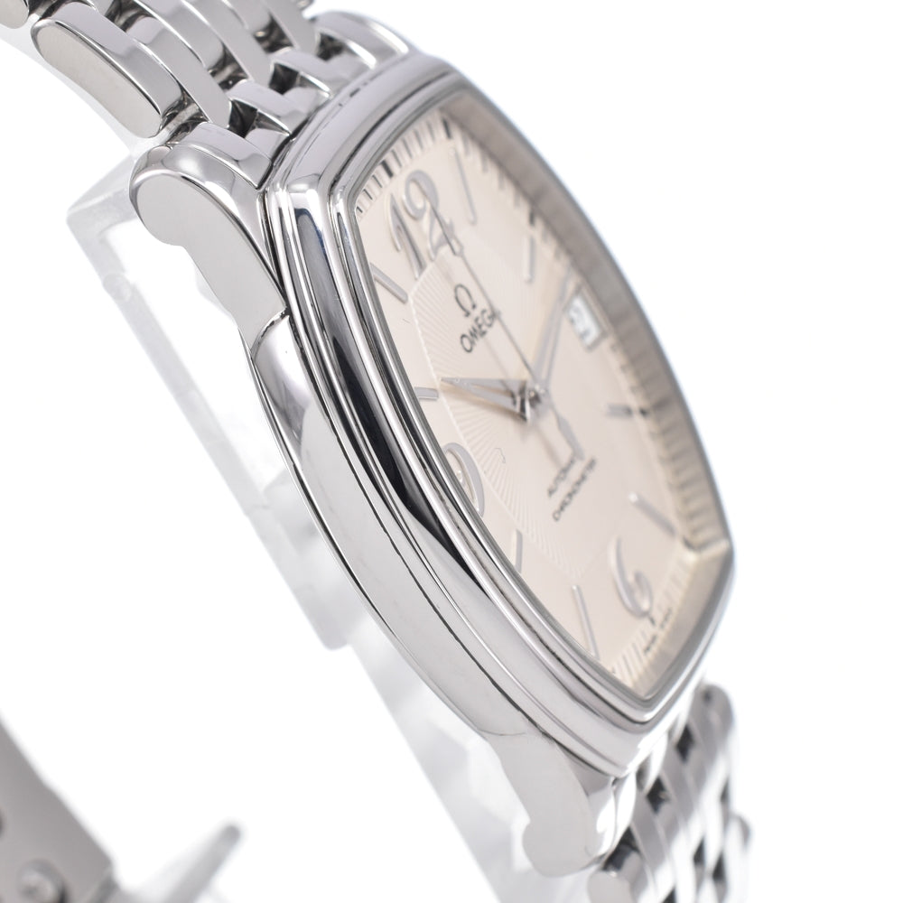 with paper OMEGA De Ville Prestige Tonneau 4503.31.0﻿0 Silver Dial Automatic Men's
 Watch N#148705
