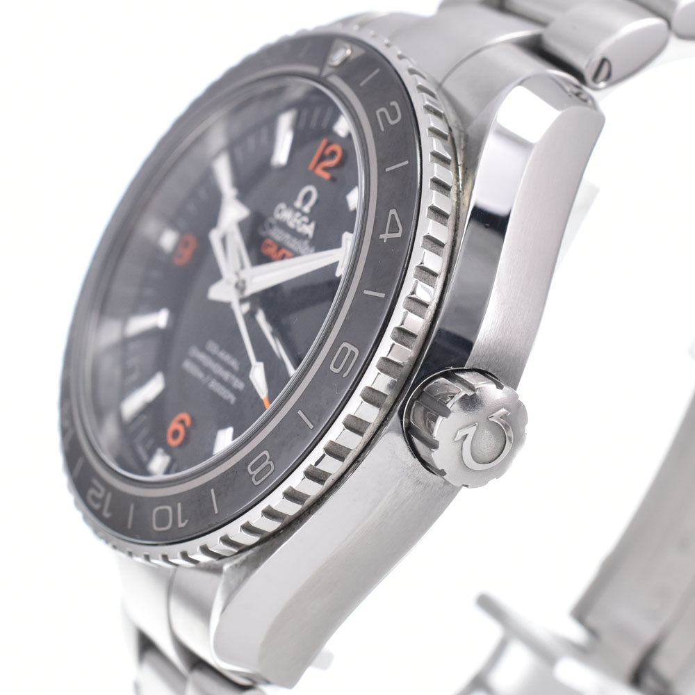 with paper OMEGA Seamaster Planet Ocean 232.30.44.22.01.002 GMT black Dial Automatic Men's
 Watch P#148708