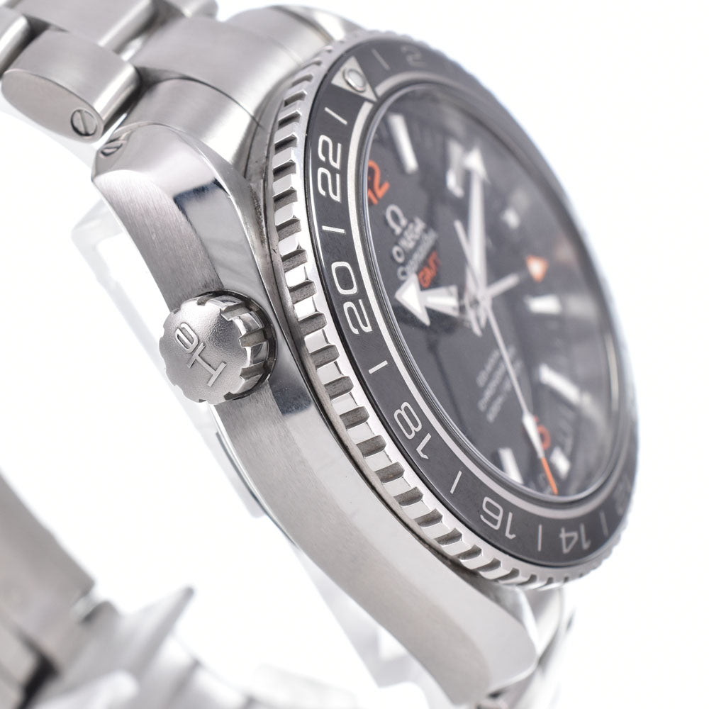with paper OMEGA Seamaster Planet Ocean 232.30.44.22.01.002 GMT black Dial Automatic Men's
 Watch P#148708