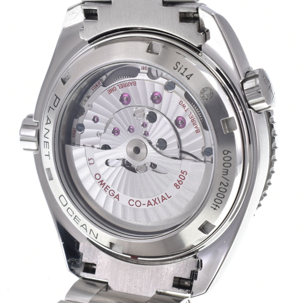 with paper OMEGA Seamaster Planet Ocean 232.30.44.22.01.002 GMT black Dial Automatic Men's
 Watch P#148708