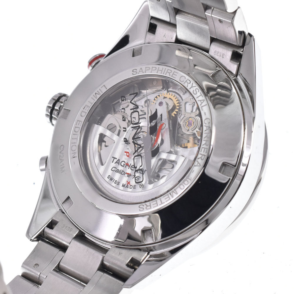 TAG HEUER Carrera Tachymeter Monaco Grand Prix World Limited 4000 CV2A1M Chronograph day date gray Dial Automatic Men's
 Watch N#148709