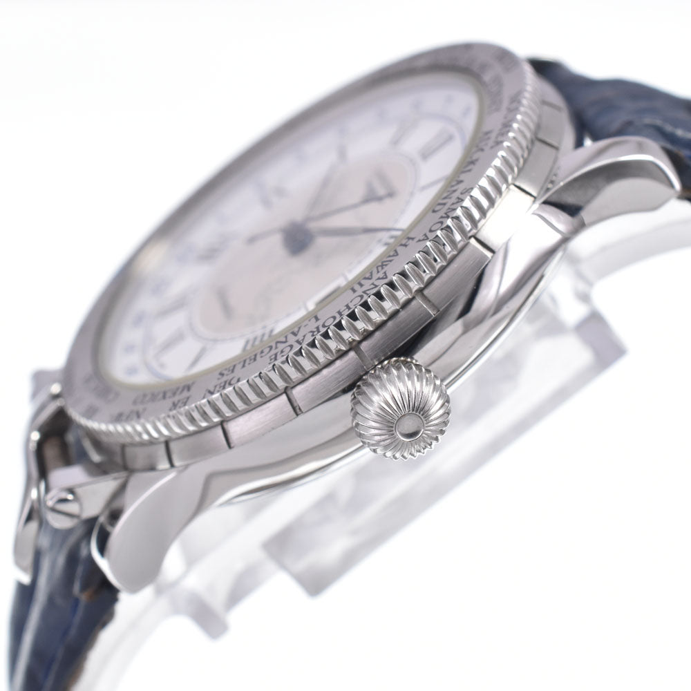 with paper LONGINES Lindbergh Hour Angle L2.610.4 White / Silver Dial Automatic Men's
 Watch M#148711