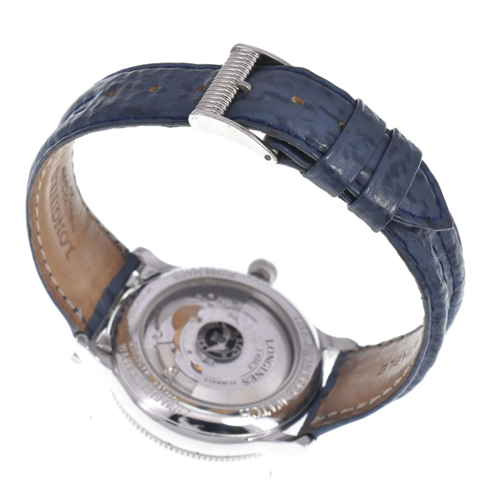 with paper LONGINES Lindbergh Hour Angle L2.610.4 White / Silver Dial Automatic Men's
 Watch M#148711