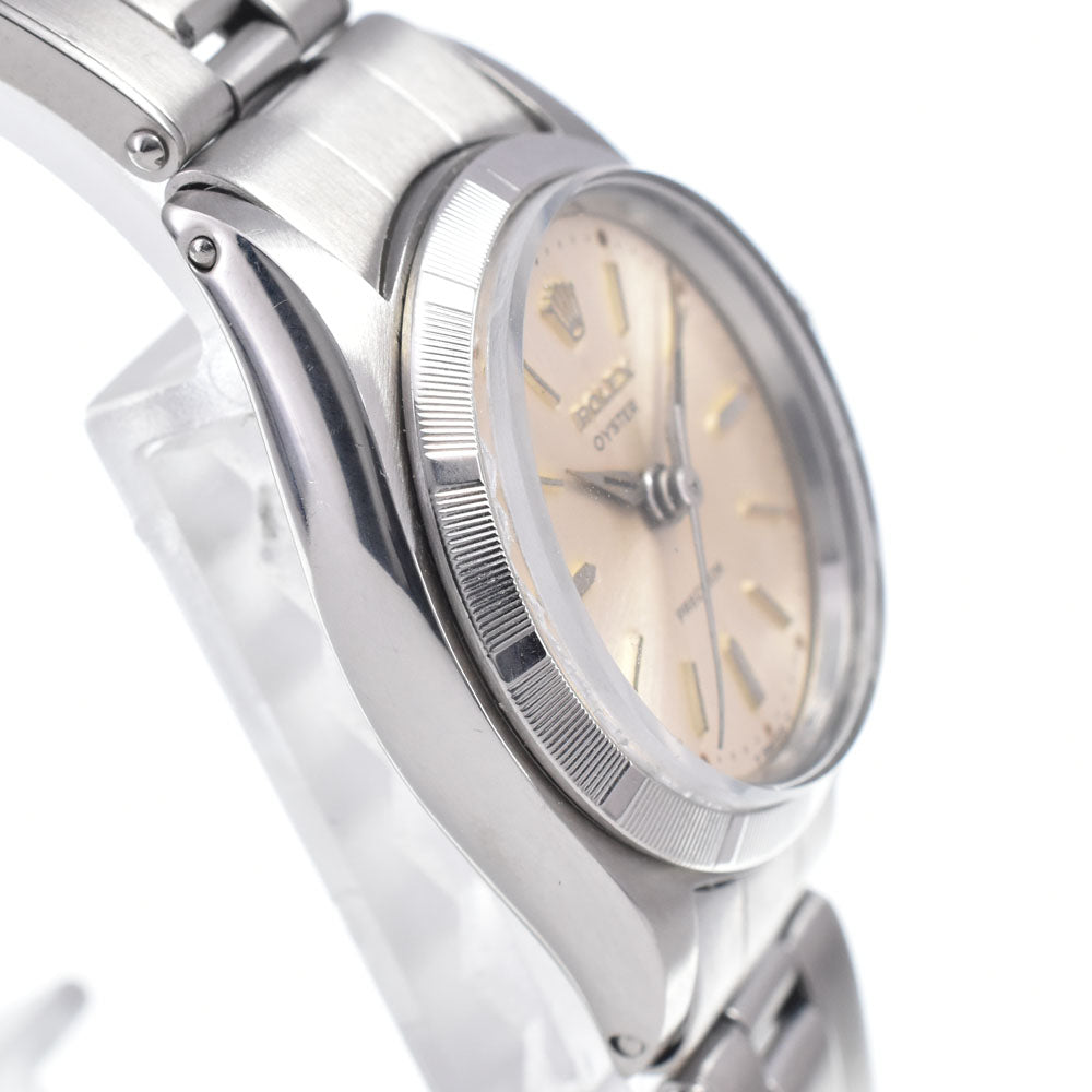 ROLEX Oyster Precision 6411 vintage Cal.131 Silver Dial Hand Winding Ladies
 Watch Q#148712