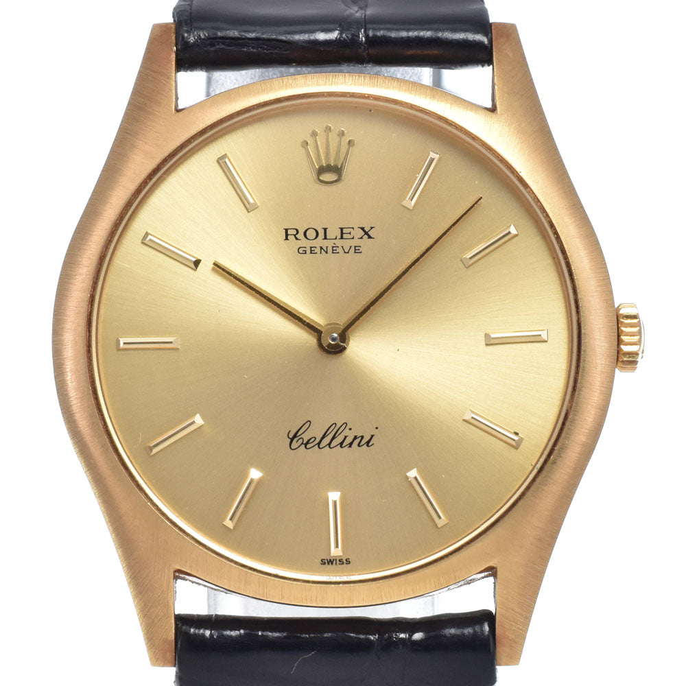 ROLEX Cherini 3804 vintage Cal.1601 gold Dial Hand Winding Men's
 Watch N#148718