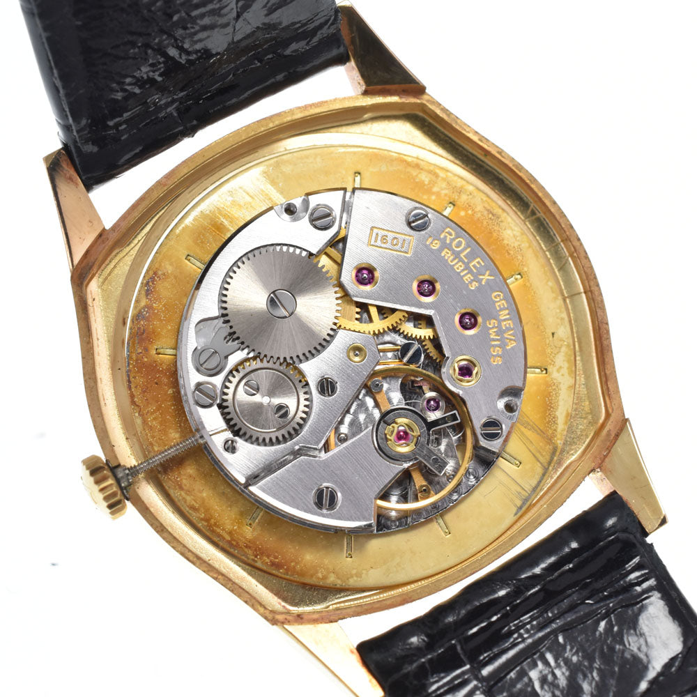 ROLEX Cherini 3804 vintage Cal.1601 gold Dial Hand Winding Men's
 Watch N#148718