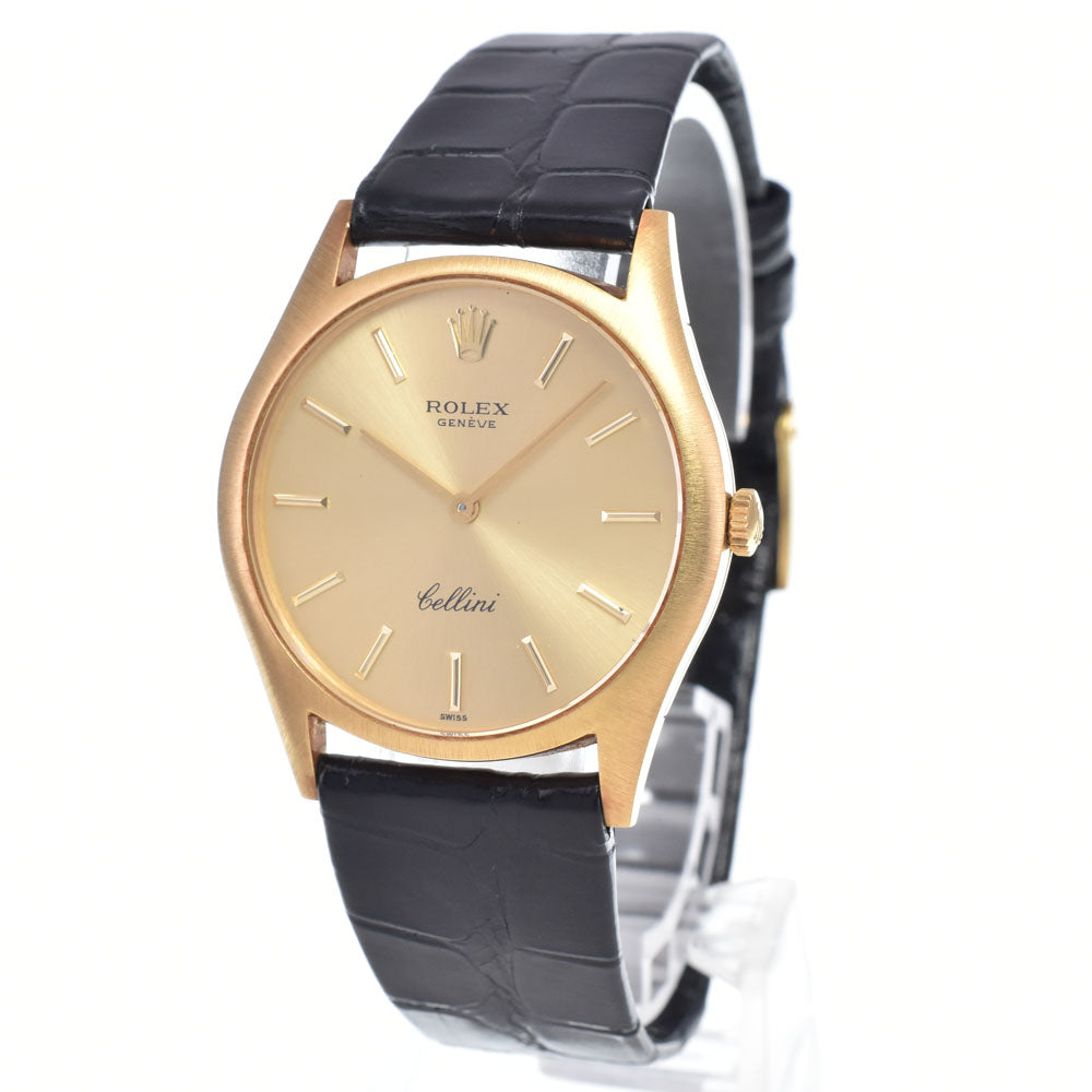 ROLEX Cherini 3804 vintage Cal.1601 gold Dial Hand Winding Men's
 Watch N#148718