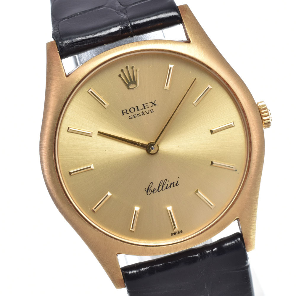 ROLEX Cherini 3804 vintage Cal.1601 gold Dial Hand Winding Men's
 Watch N#148718