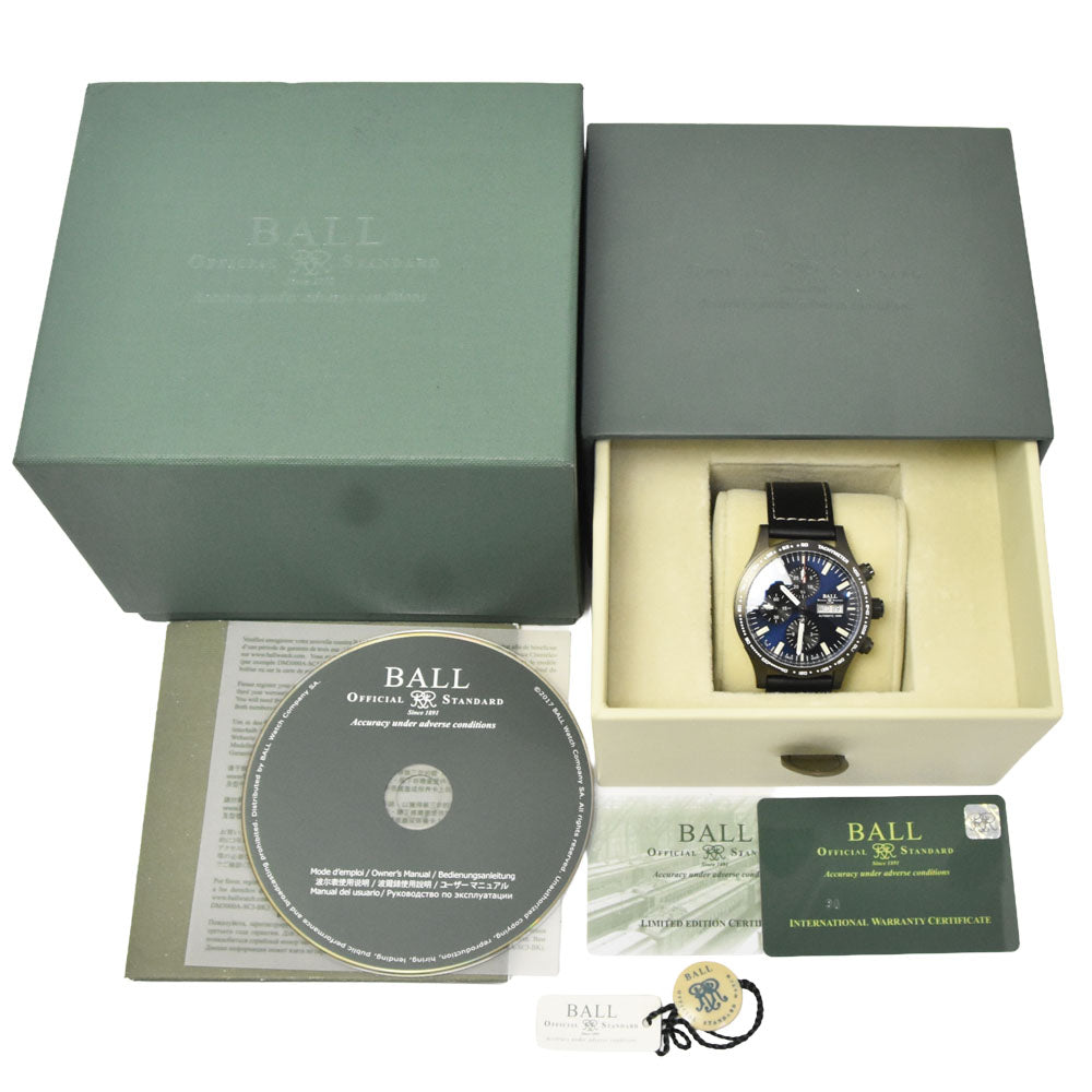 with paper BALLWATCH Stokeman Storm Chaser DLC CM2192C-L5J-BE World limited 1999 pieces Navy Dial Automatic Men's
 Watch M#148722