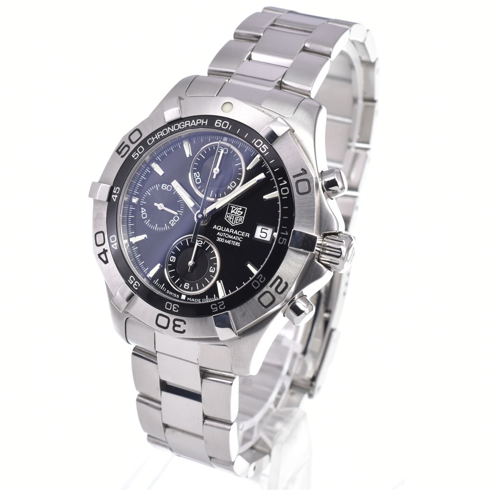 with paper TAG HEUER Aqua racer CAF2110.BA0809 black Dial Automatic Men's
 Watch B#148730