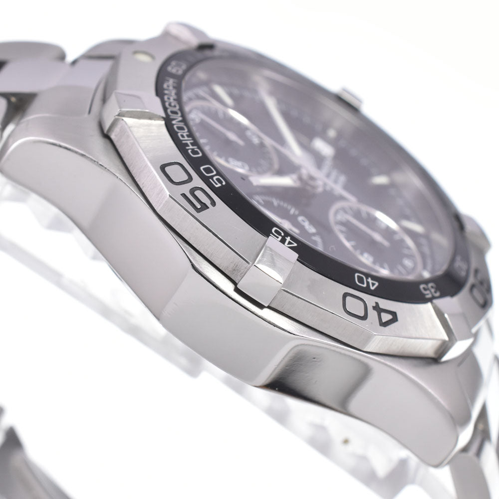 with paper TAG HEUER Aqua racer CAF2110.BA0809 black Dial Automatic Men's
 Watch B#148730
