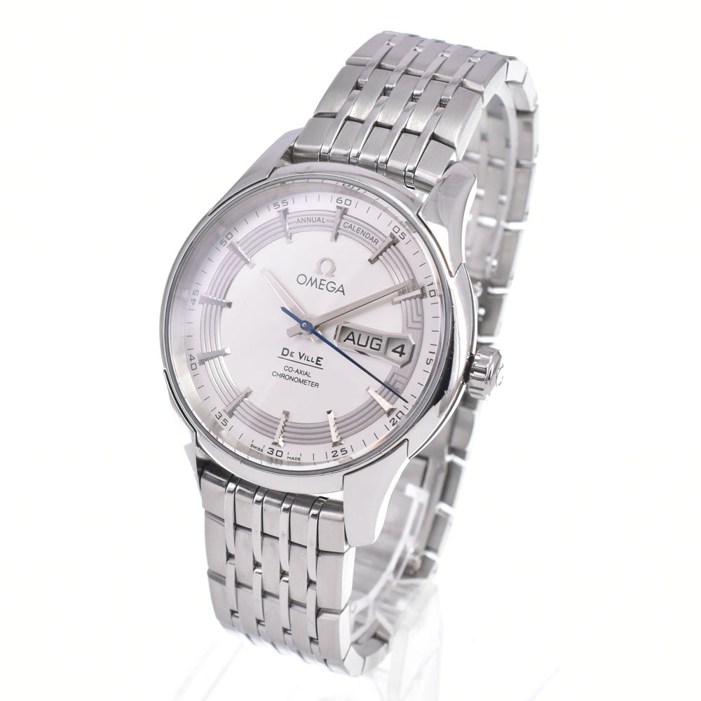 with paper OMEGA De Ville Hour Vision 431.30.41.22.02.001 Date Co-Axial Chronometer Annual Calendar Silver Dial Automatic Men's
 Watch Q#148731