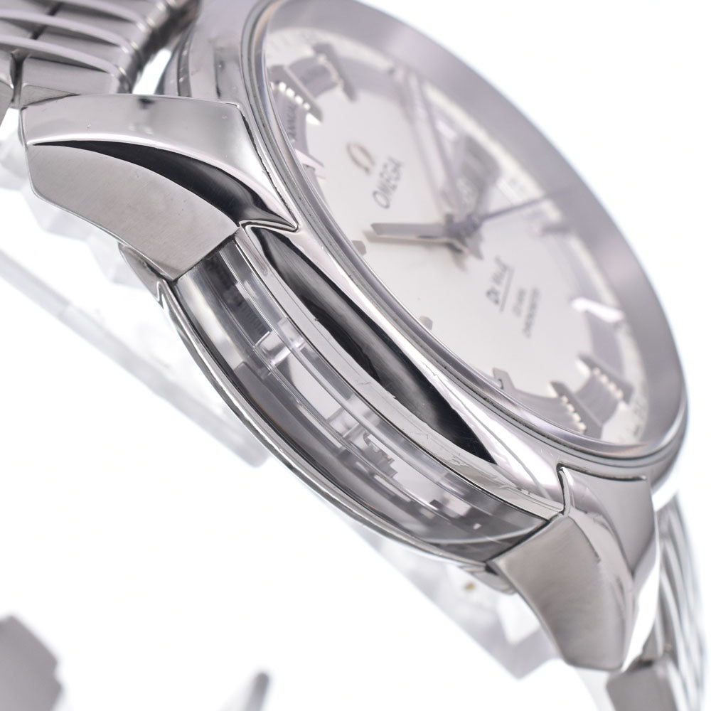 with paper OMEGA De Ville Hour Vision 431.30.41.22.02.001 Date Co-Axial Chronometer Annual Calendar Silver Dial Automatic Men's
 Watch Q#148731