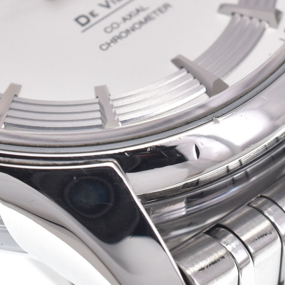 with paper OMEGA De Ville Hour Vision 431.30.41.22.02.001 Date Co-Axial Chronometer Annual Calendar Silver Dial Automatic Men's
 Watch Q#148731