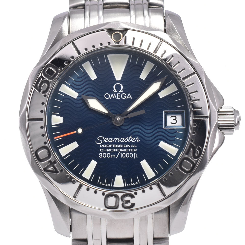 OMEGA Seamaster Jacques Mayol 1999 2554.80 blue Dial Automatic Boy's
 Watch O#148734