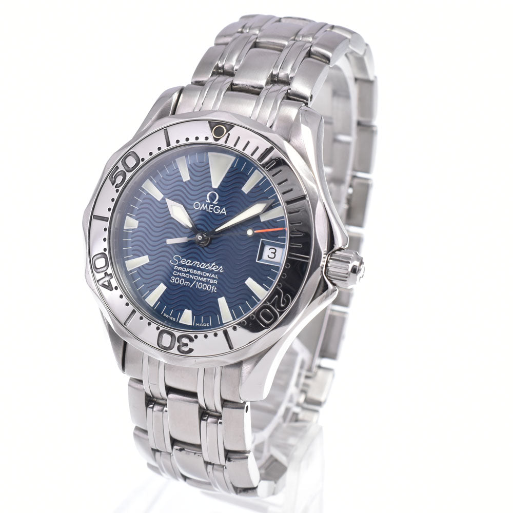 OMEGA Seamaster Jacques Mayol 1999 2554.80 blue Dial Automatic Boy's
 Watch O#148734