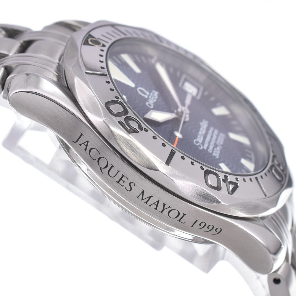 OMEGA Seamaster Jacques Mayol 1999 2554.80 blue Dial Automatic Boy's
 Watch O#148734