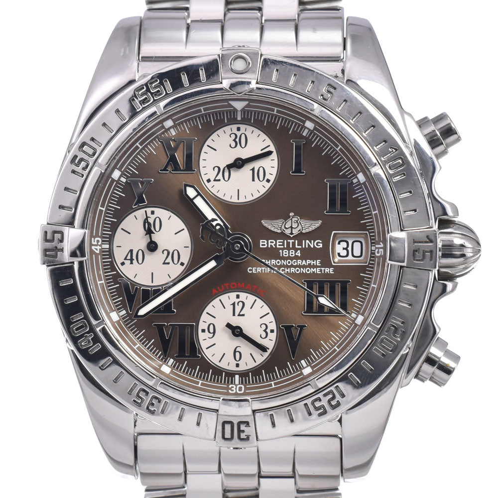 BREITLING cockpit A13358 Chronograph Brown Dial Automatic Men's
 Watch P#148735