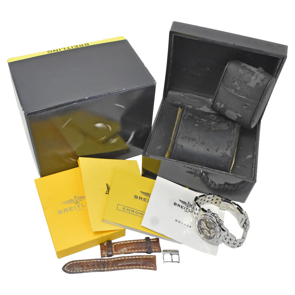 BREITLING cockpit A13358 Chronograph Brown Dial Automatic Men's
 Watch P#148735