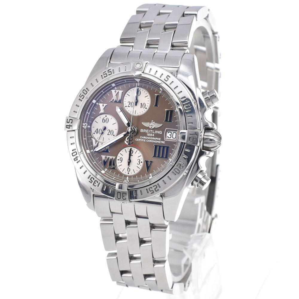BREITLING cockpit A13358 Chronograph Brown Dial Automatic Men's
 Watch P#148735