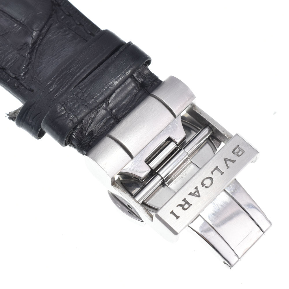 with paper BVLGARI Diagono DG40S Date black Dial Automatic Men's
 Watch N#148736