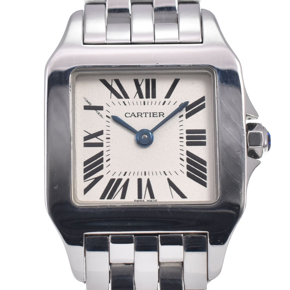 CARTIER Santos de Moiselle SM W25064Z5 Silver Dial Quartz Ladies
 Watch Q#148738