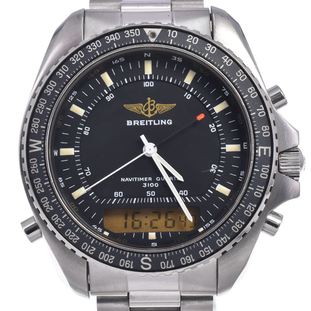 BREITLING Navitimer Quartz 80191 black Dial Quartz Men's
 Watch O#148742