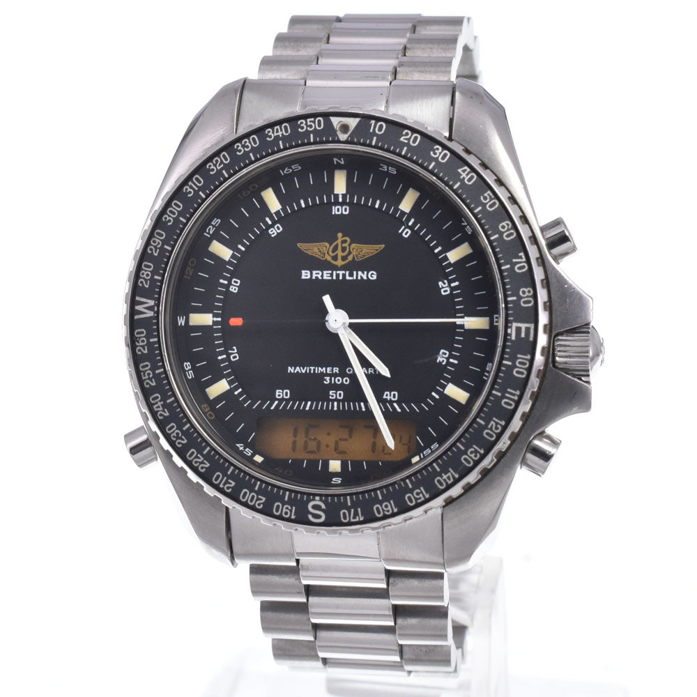 BREITLING Navitimer Quartz 80191 black Dial Quartz Men's
 Watch O#148742
