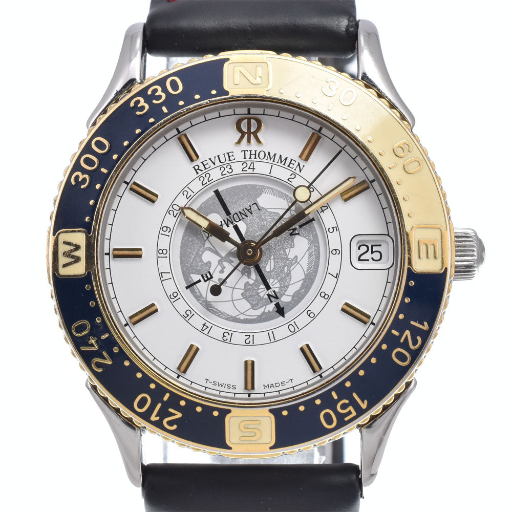 with paper REVUE THOMMEN Landmark trekking 5817001 Bi-directional Bezel Manaslu Summit Commemorative Model white Dial Quartz Men's
 Watch N#148747