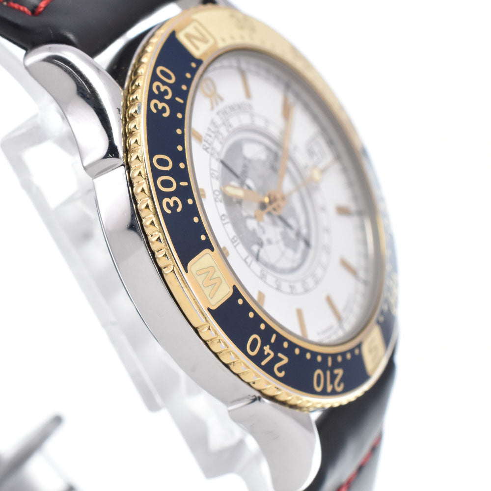with paper REVUE THOMMEN Landmark trekking 5817001 Bi-directional Bezel Manaslu Summit Commemorative Model white Dial Quartz Men's
 Watch N#148747