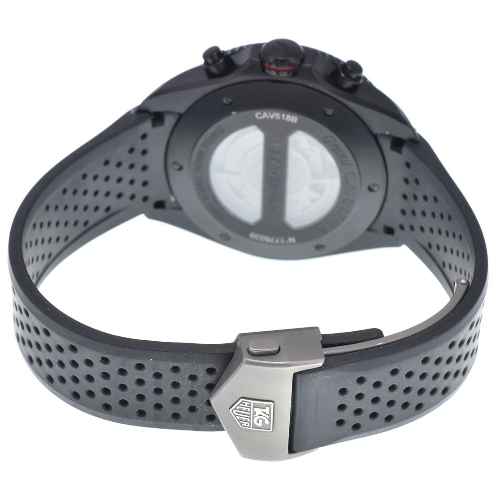 TAG HEUER Grand Carrera CAV518B Caliber 17RS black Dial Automatic Men's
 Watch N#148752