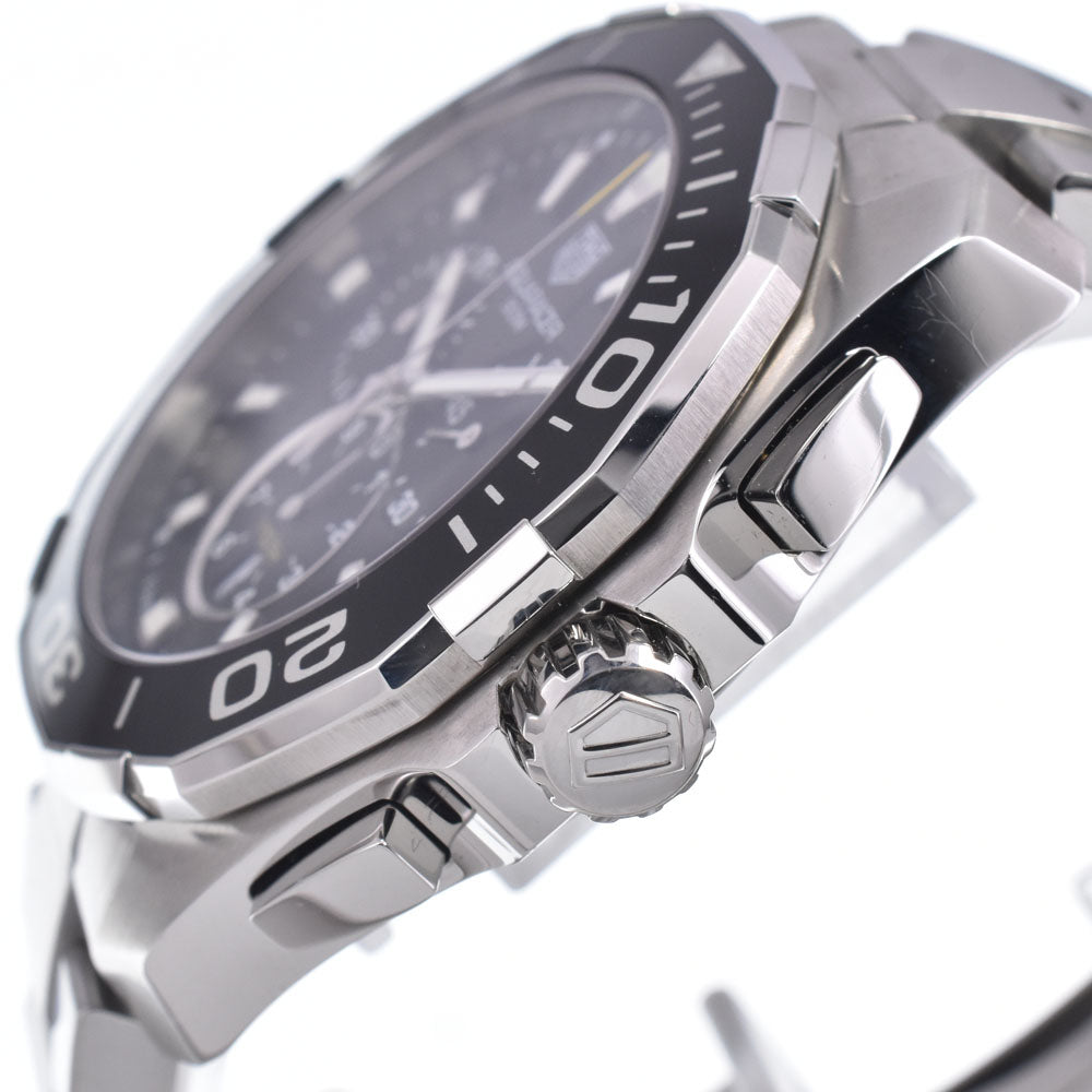 TAG HEUER Aqua racer CAY111A.BA0927 Chronograph Date black Dial Quartz Men's
 Watch N#148753