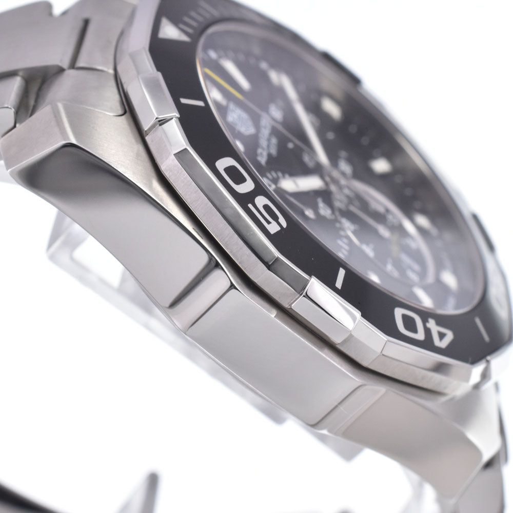 TAG HEUER Aqua racer CAY111A.BA0927 Chronograph Date black Dial Quartz Men's
 Watch N#148753