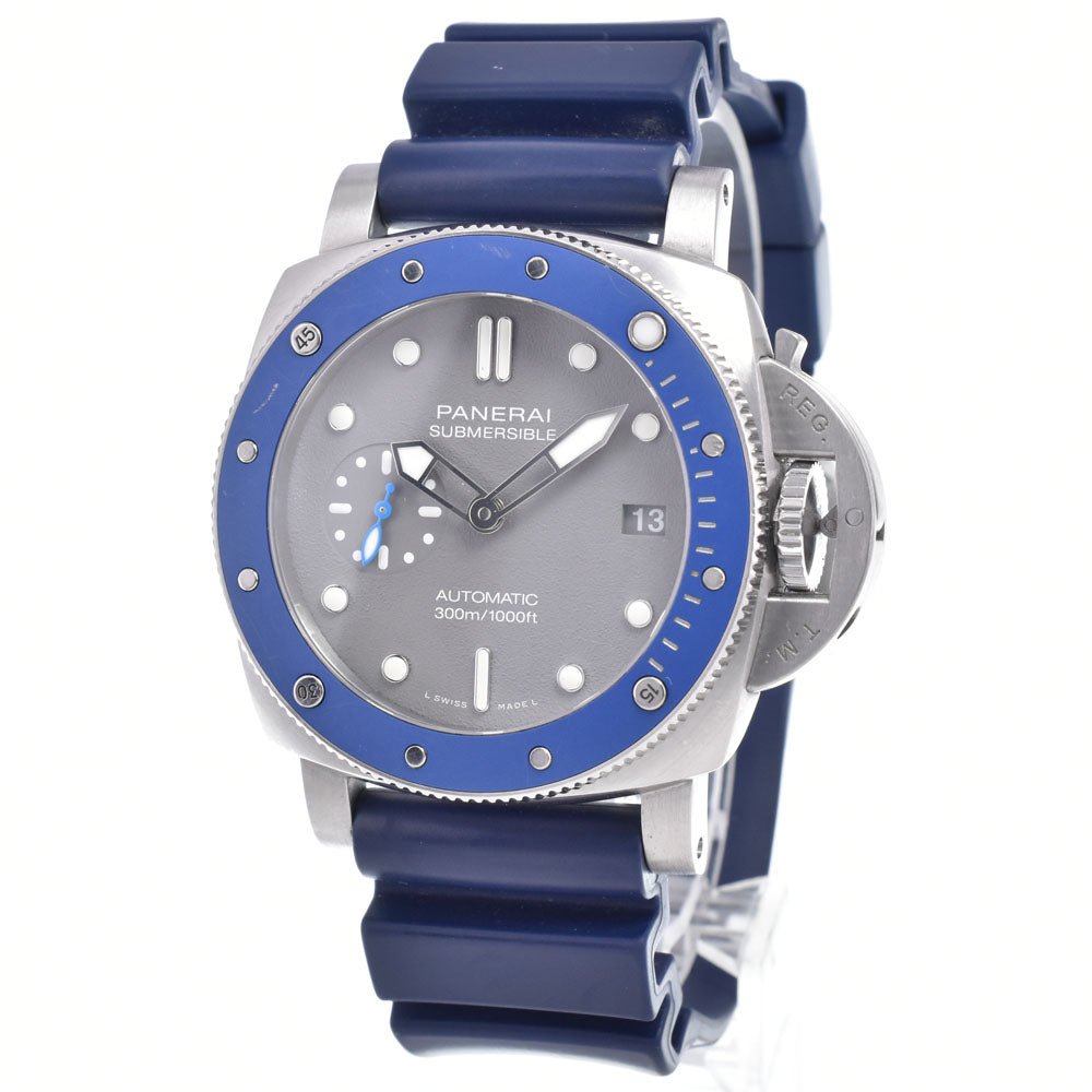 with paper PANERAI Submersible PAM00927 gray Dial Automatic Men's
 Watch N#148757