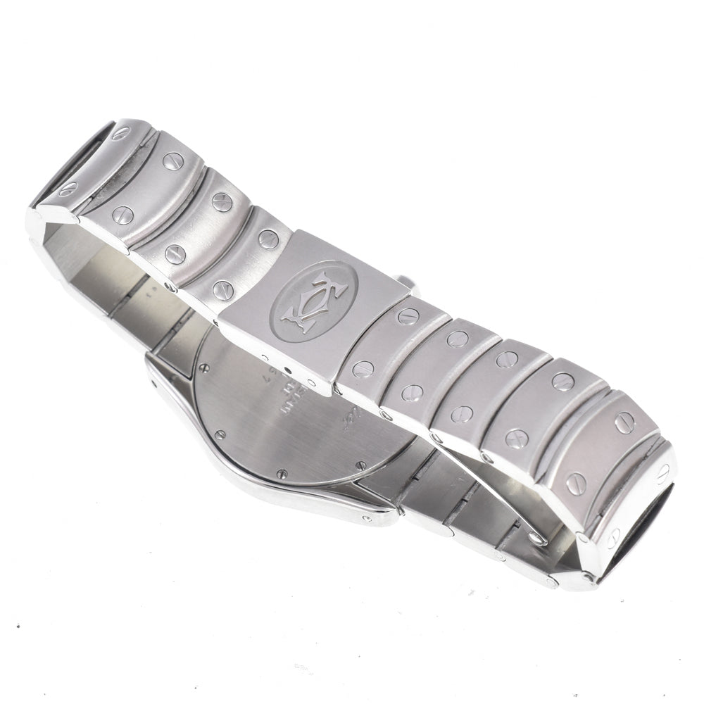 with paper CARTIER Santos Rondo W20027K1 Date Silver Dial Quartz Unisex
 Watch R#148763