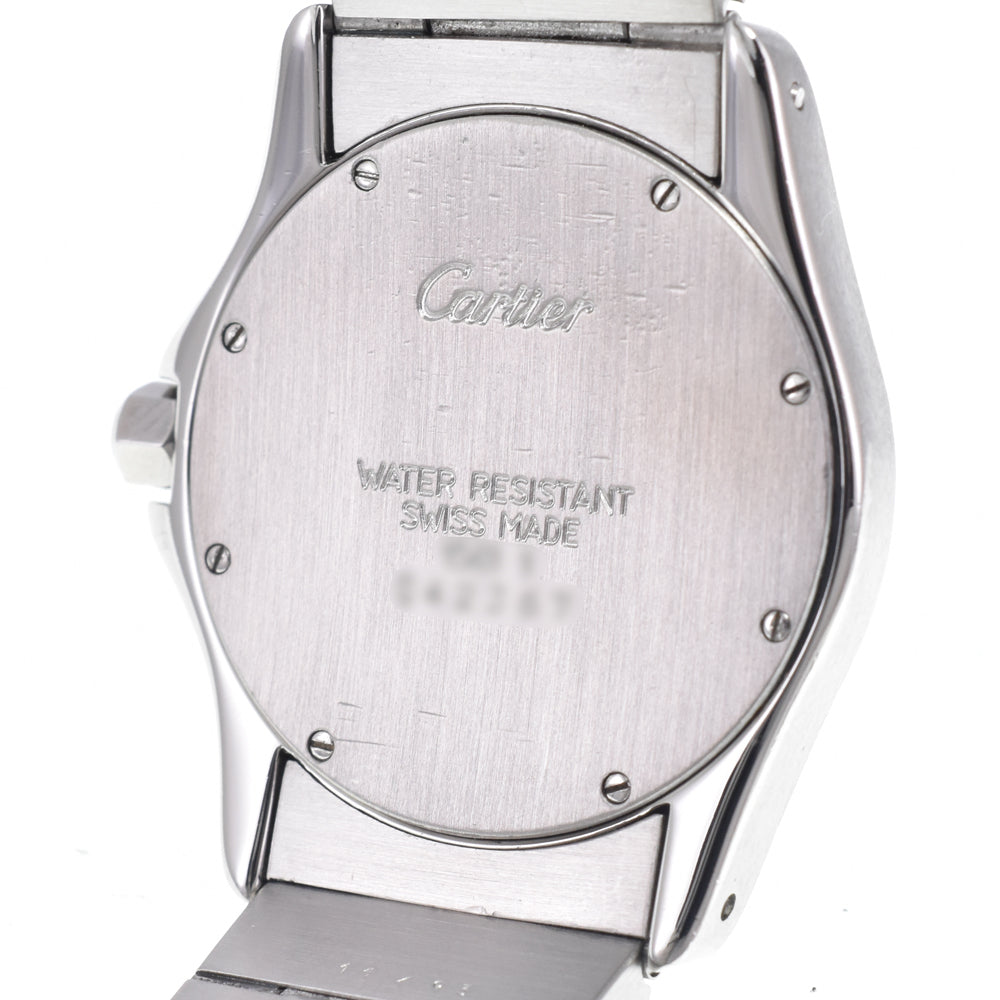 with paper CARTIER Santos Rondo W20027K1 Date Silver Dial Quartz Unisex
 Watch R#148763