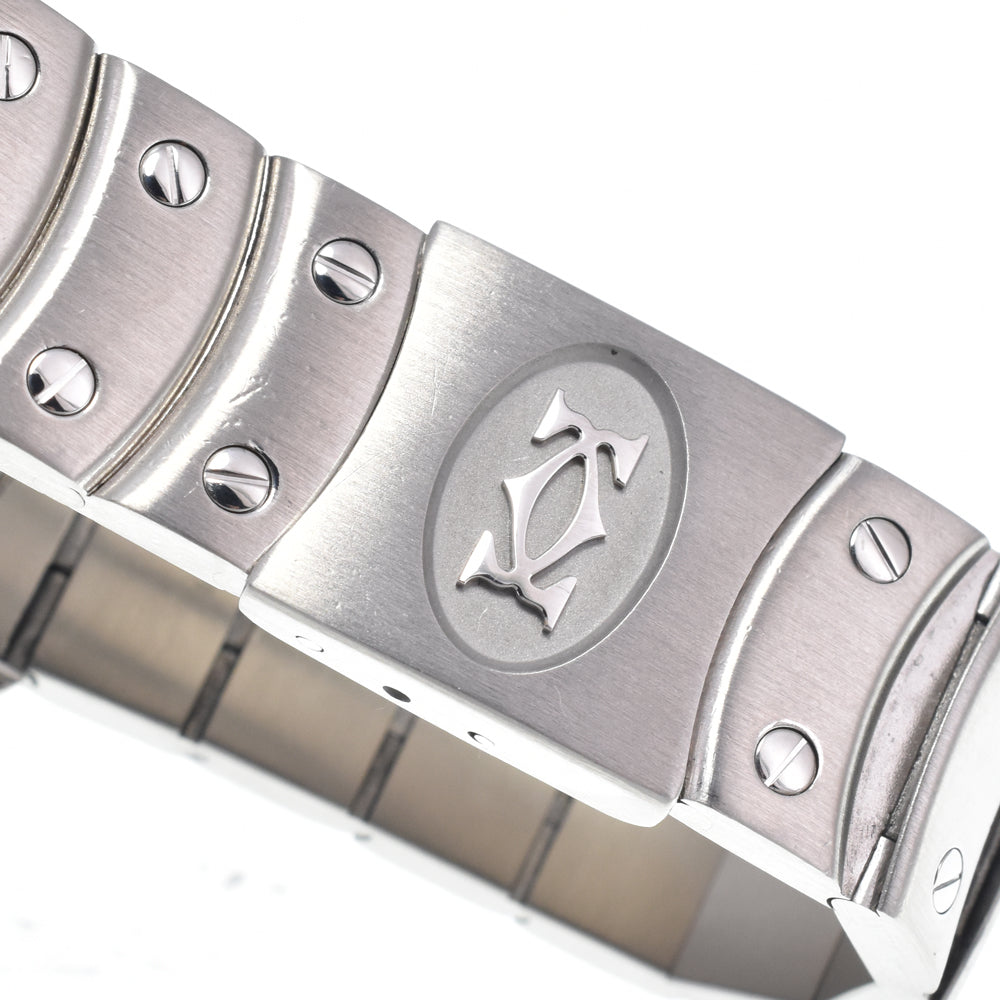 with paper CARTIER Santos Rondo W20027K1 Date Silver Dial Quartz Unisex
 Watch R#148763