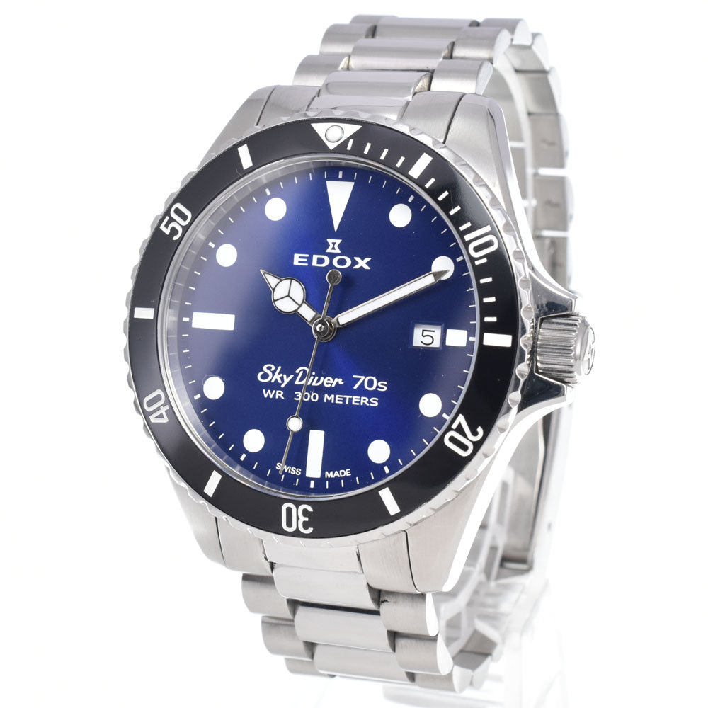 EDOX Seventies Skydiver 53017-3NM-BUI blue Dial Quartz Men's
 Watch P#148764
