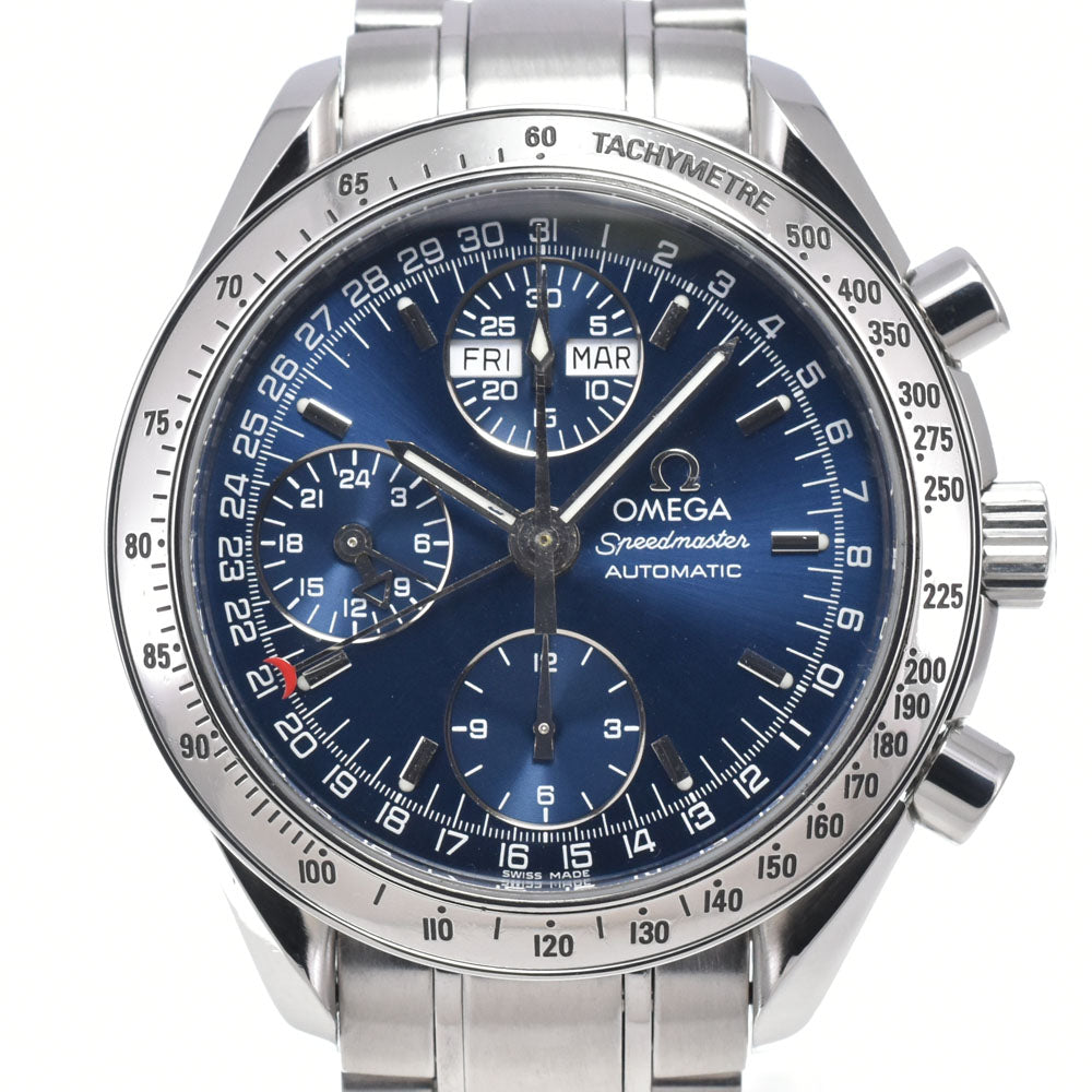 OMEGA Speedmaster 3523.80 Triple calendar blue Dial Automatic Men's
 Watch O#148766