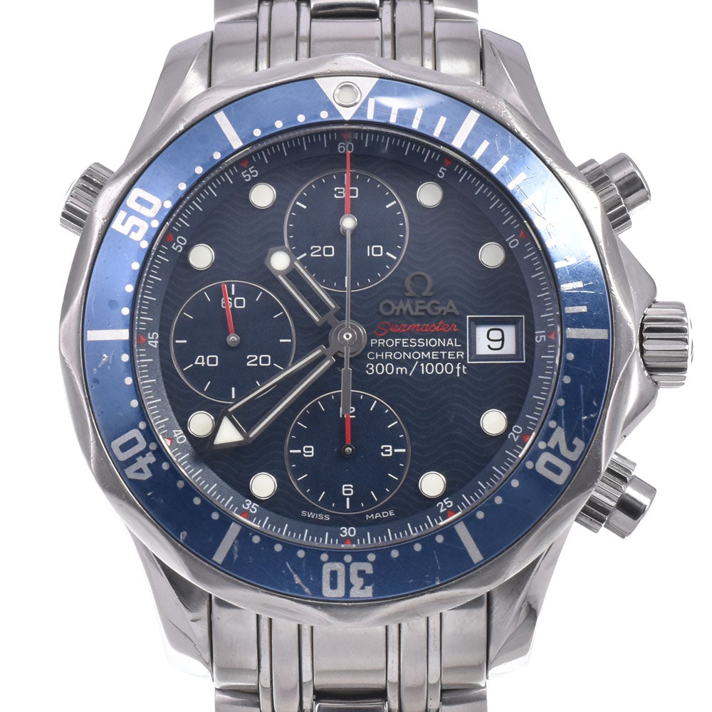 OMEGA Seamaster 300m 2225.80 Chronograph blue Dial Automatic Men's
 Watch Q#148770