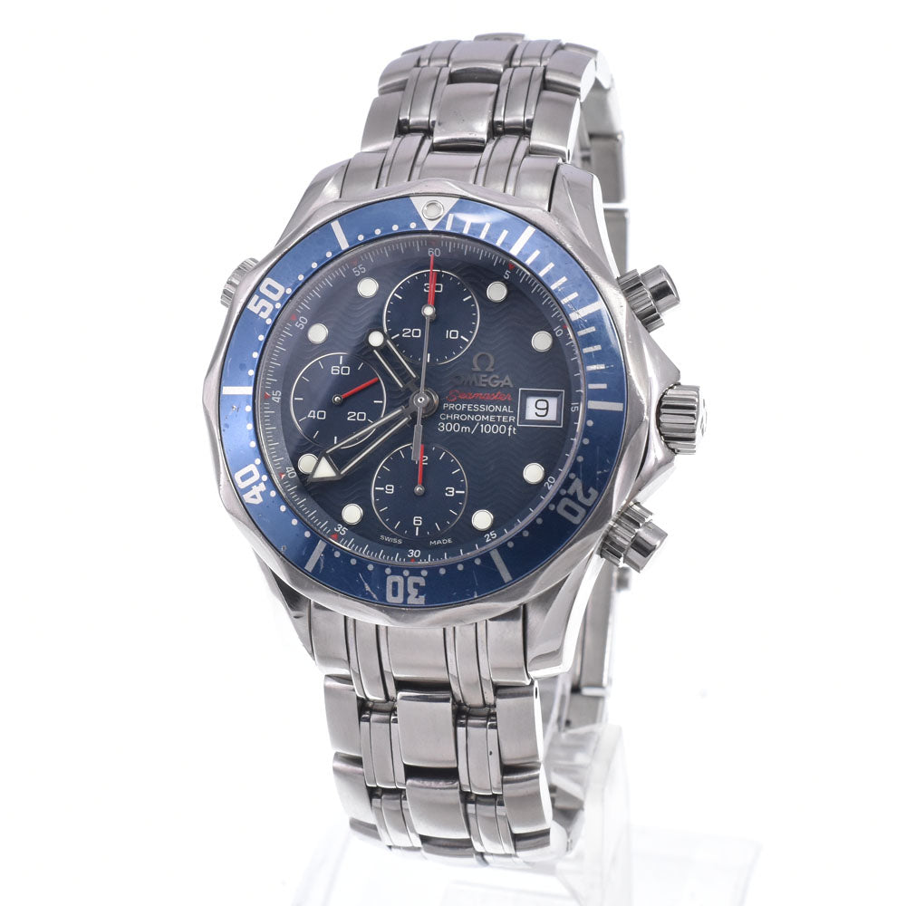 OMEGA Seamaster 300m 2225.80 Chronograph blue Dial Automatic Men's
 Watch Q#148770