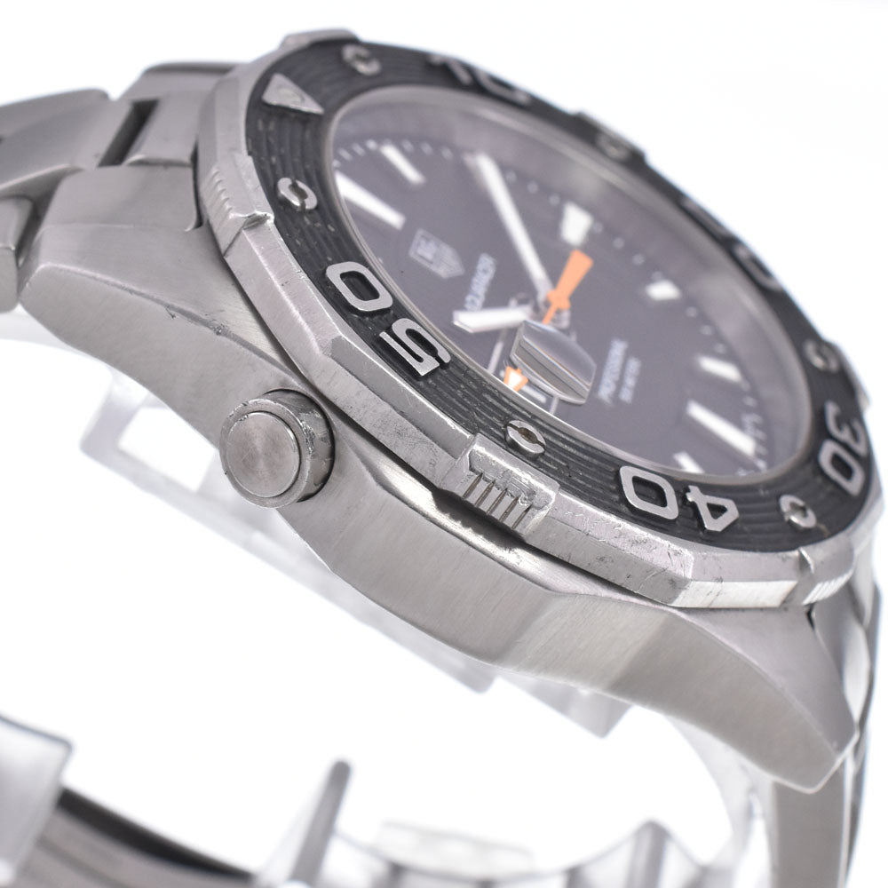 TAG HEUER Aqua racer WAJ1110.BA0870 Date black Dial Quartz Men's
 Watch N#148773
