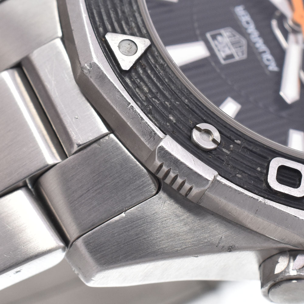 TAG HEUER Aqua racer WAJ1110.BA0870 Date black Dial Quartz Men's
 Watch N#148773
