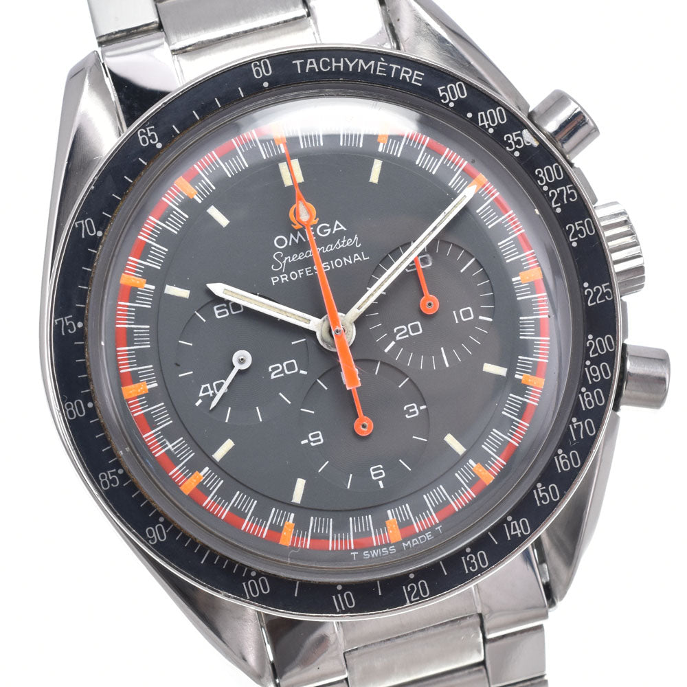 OMEGA Speed master 5th 145.022-68ST vintage Grand Prix Dial Cal.861 black Dial Hand Winding Men's
 Watch Z#148778