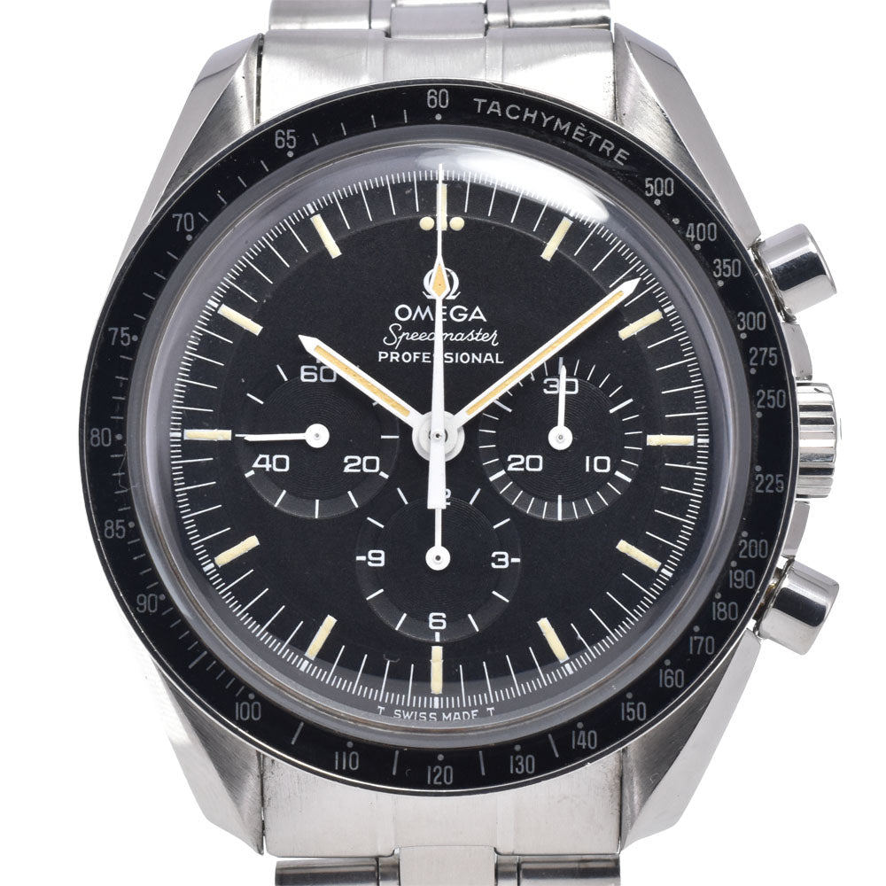 OMEGA Speedmaster Professional 145022-69ST LongR Apollo 11 Cal.861 Step Dial black Dial Hand Winding Men's
 Watch O#148783